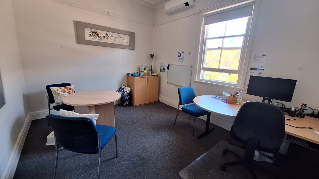 Courtyard therapy room at Innerlink Therapy's Belmore clinic near Strathfield